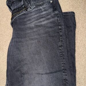 Womens Black American Eagle Stretch Jeans